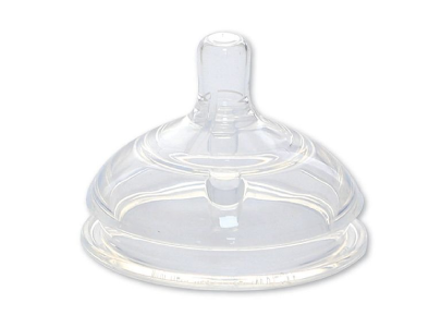 Optimal Double Anti Colic Silicone Nipple 6M+