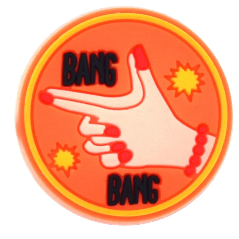 Bang Bang Gun Hand Gesture Croc Charm for Crocs | Jibbitz
