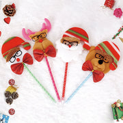 Handmade Christmas Ballpoint Pens Festive Fabric