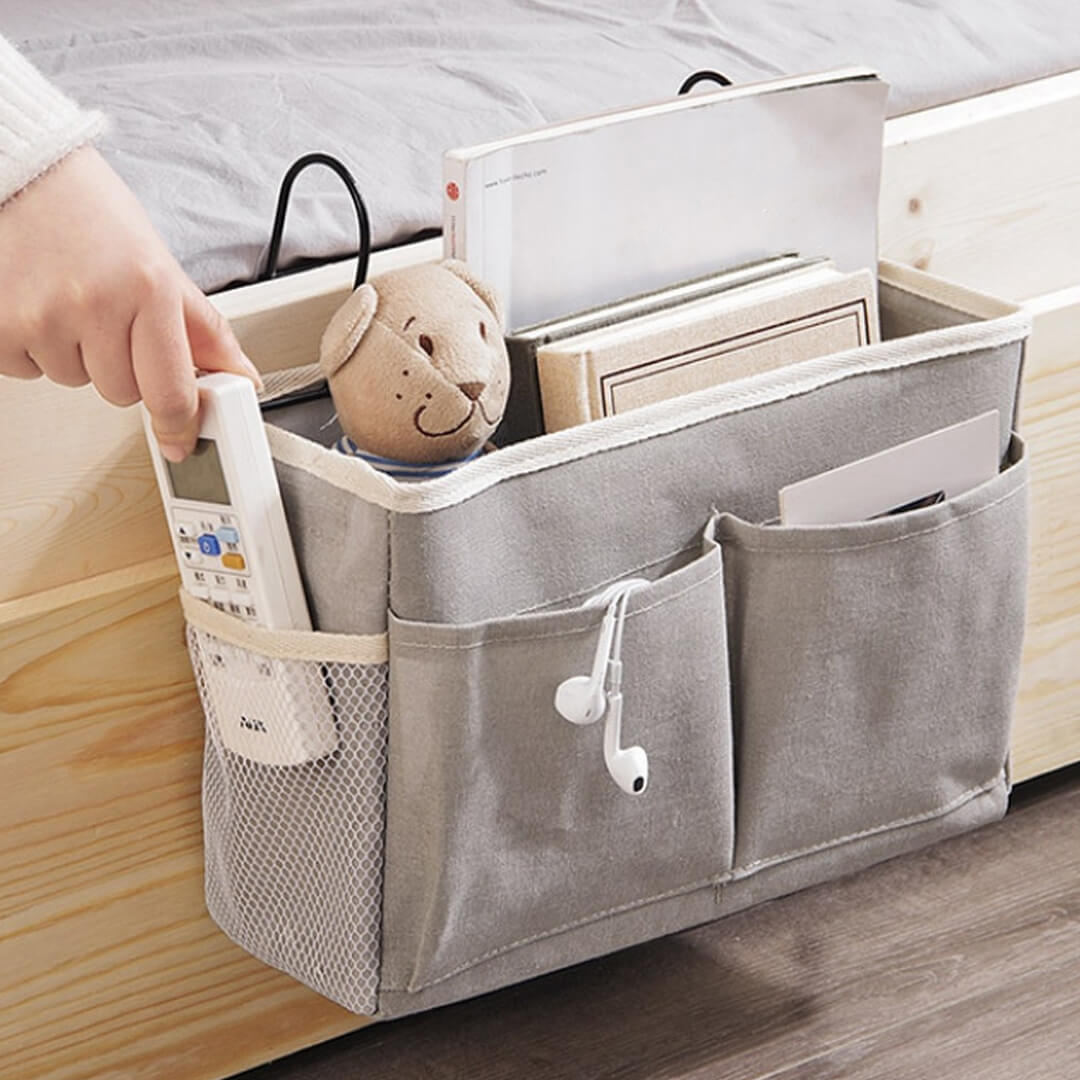 Multi-use hanging pocket organizer storage bag