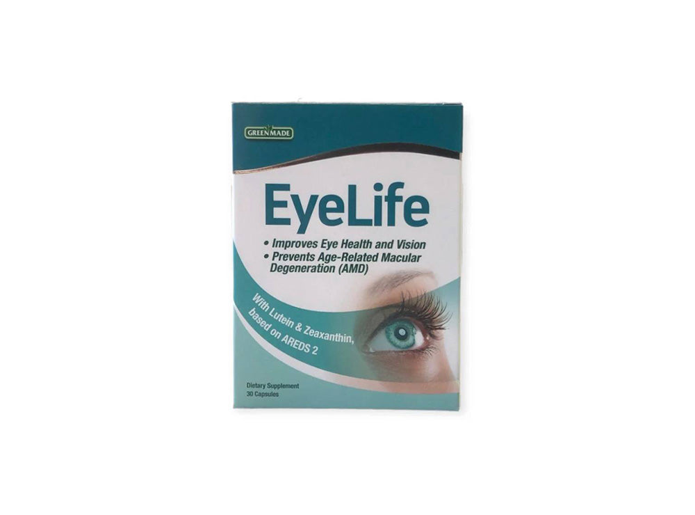 Eye Life Lutein 10 Mg Green Made 30 Pieces