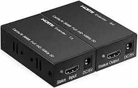 HDMI Extender RX-TX, supporting Full HD 1080p and 3D, perfect for long-distance video and audio transmission in home theaters and conference setups