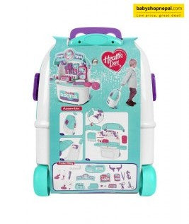 Hello Doctor 008-985A trolley suitcase back and assembly guide