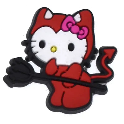 Hello Kitty Devil Sanrio Studio Jibbitz Croc Charms - Crocs