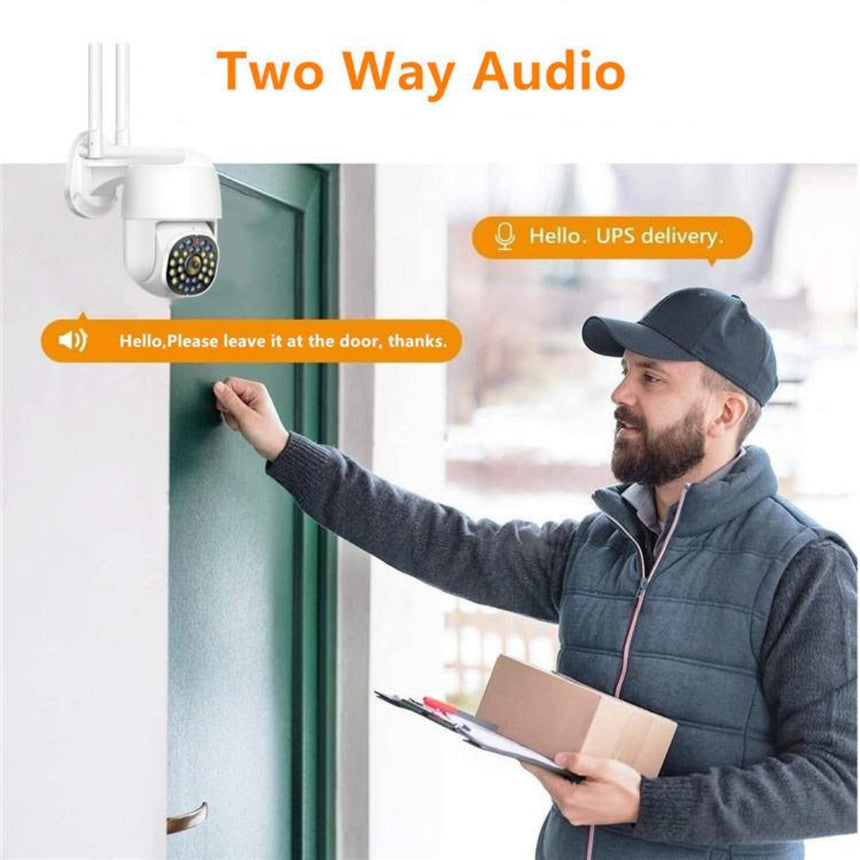 High-Definition 360° Security Camera - Smart Motion Detection (Indoor / Outdoor)