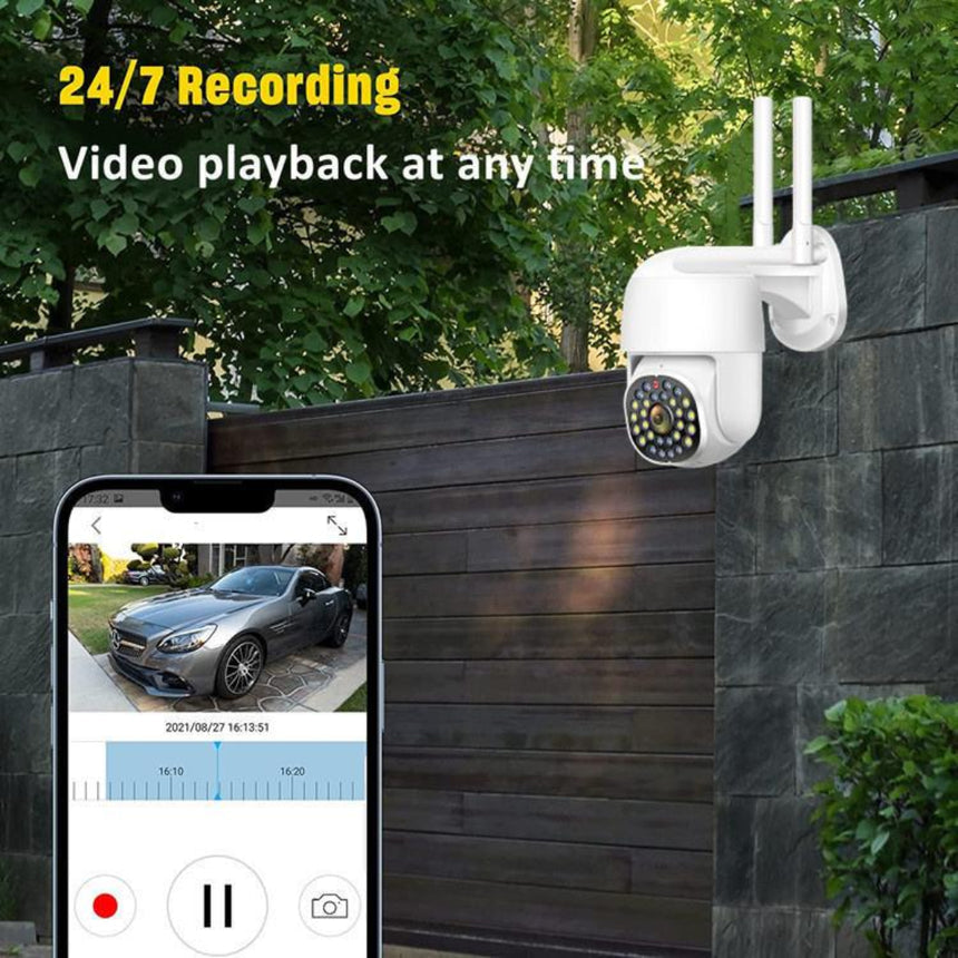 High-Definition 360° Security Camera - Smart Motion Detection (Indoor / Outdoor)