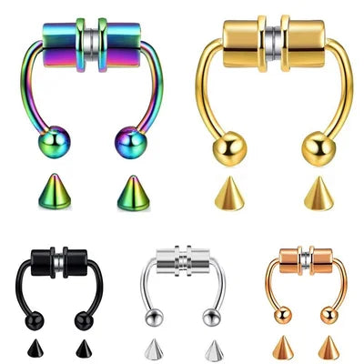 Magnetic Nose Clip On Ring