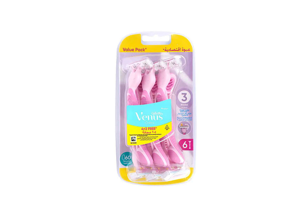 Gillette Venus Colors 6 Pieces
