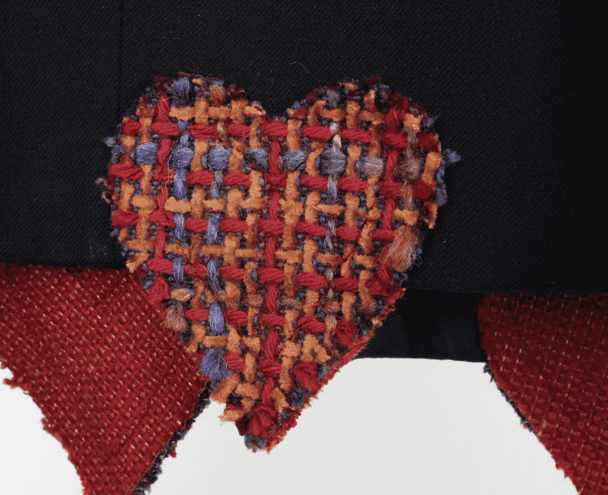 Golden Heart Cropped Blazer