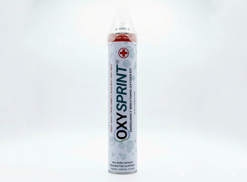 Oxysprint Portable Breathing Oxygen Kit 40 Inhalations 1000 mL