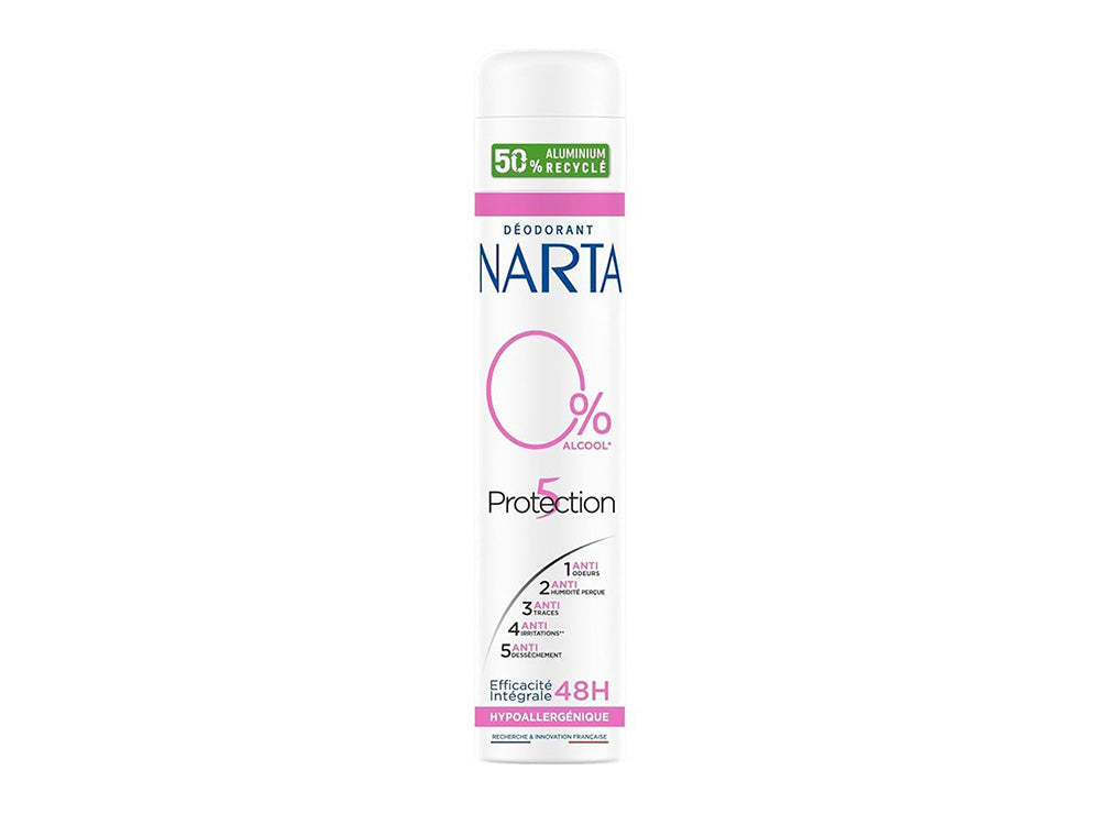 Narta Deo Spray Femme 5 Protection 0% Alcohol 200 ml