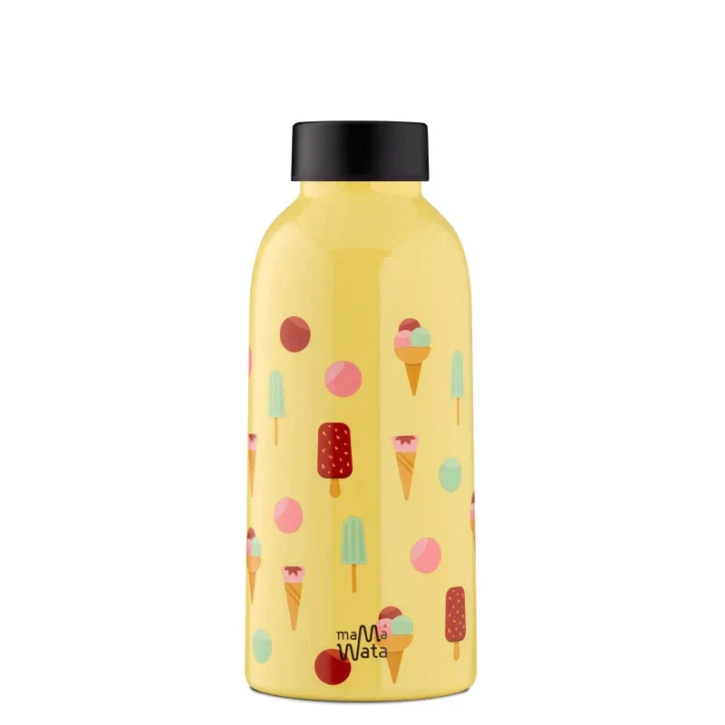 Insulated Stainless Steel Bottle, Ice Cream 470ml Lunch Box & Water Bottles Insulated Stainless Steel Bottle, Ice Cream 470ml Insulated Stainless Steel Bottle, Ice Cream 470ml MAMAWATA
