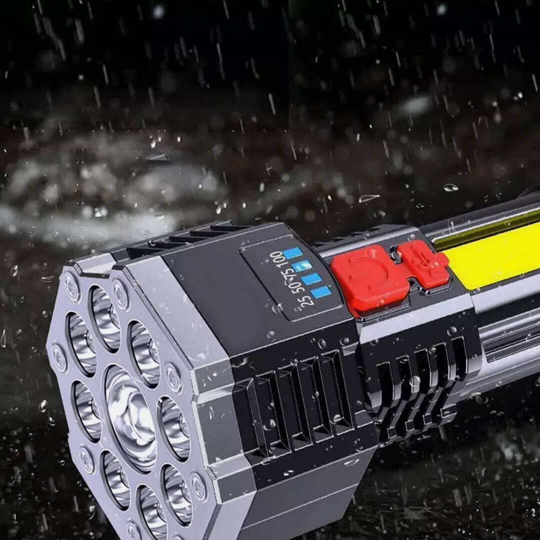 Lightweight Superbright Rechargeable LED Flashlight