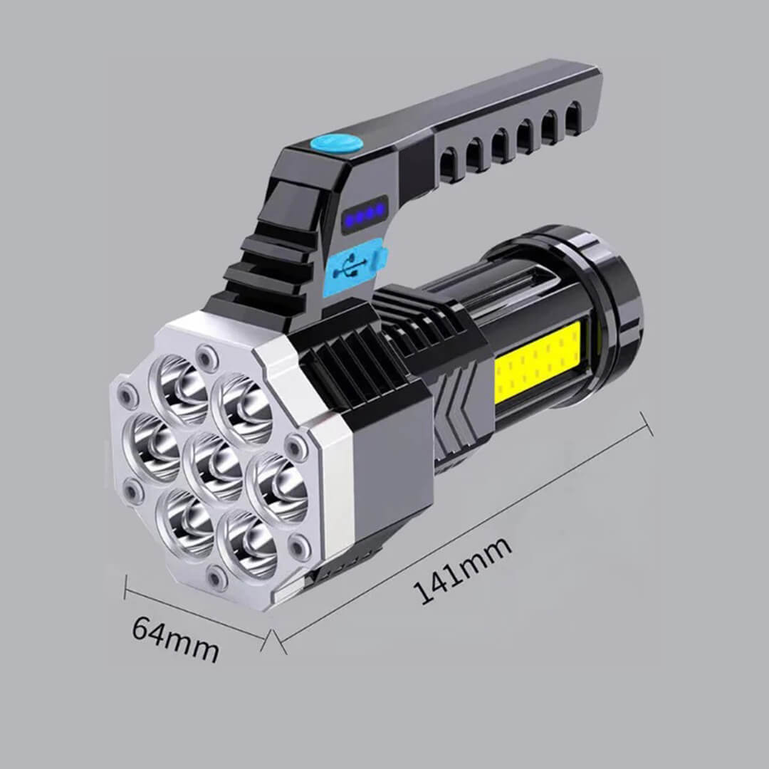 Lightweight Superbright Rechargeable LED Flashlight