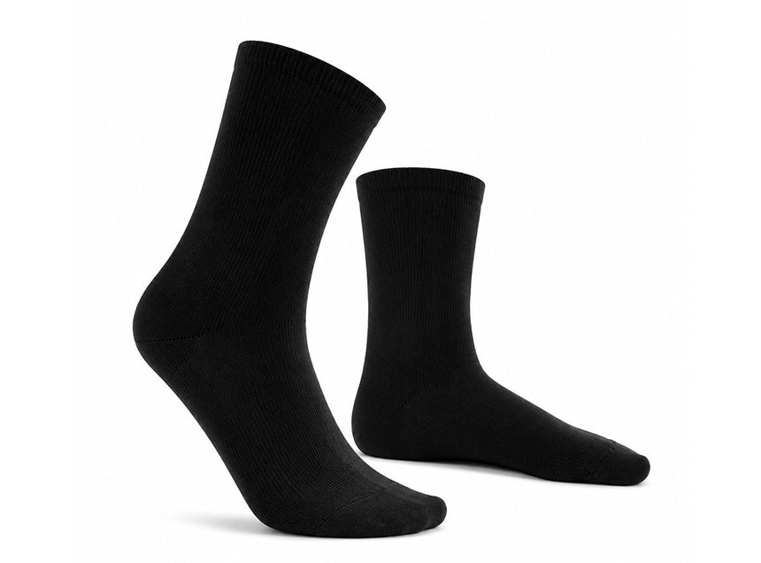 Tourbillon Junior Boy Cotton Lycra Socks Black Size 31-33