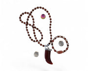 Brown Drik Handmade Necklace Bracelet Set