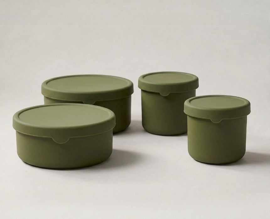 4 Pieces Silicone Food containers