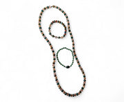 B.G.Crystals Jewelry Set Necklace and Two Bracelets