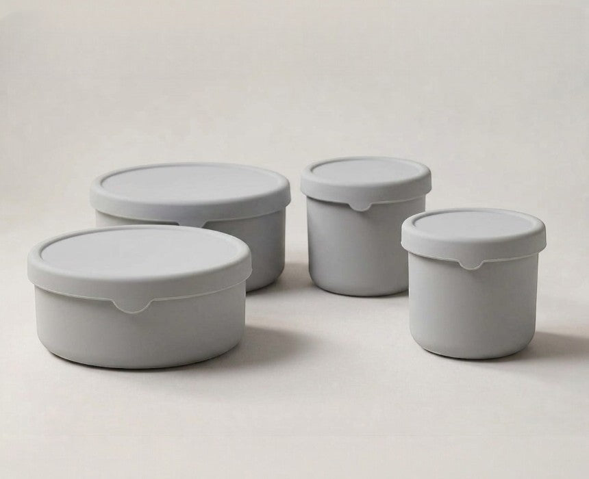 4 Pieces Silicone Food containers