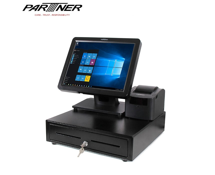 POS System - Full Set - 4GB RAM - 60GB SSD - Black