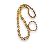 Artisanal Multi-Stone Bracelet with Charms