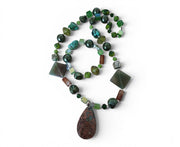G. A. Women's Handmade Necklace Bracelet Set