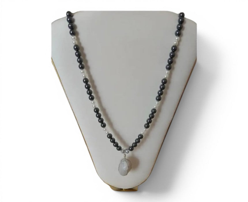 H.P.N. Handmade Hematite Necklace