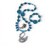 Silver Duck Handmade Necklace Bracelet Set