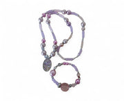 Light Pink Tree Necklace and Bracelet
