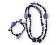 Purple Artizana Necklace and Bracelet Set