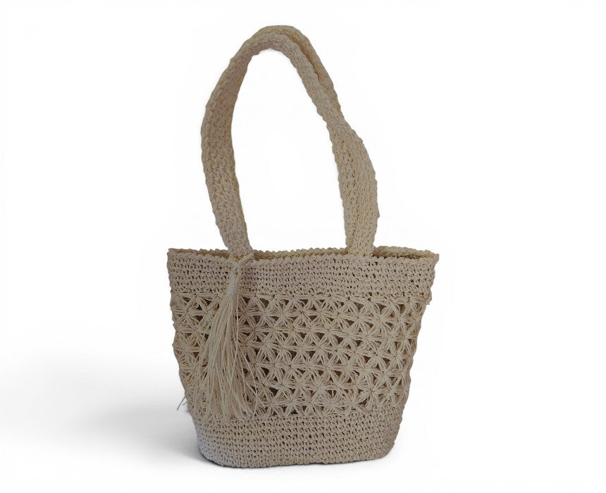 Off-white Raffia Beach Bag