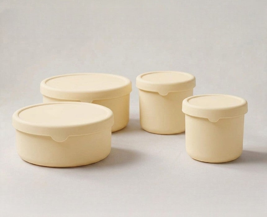4 Pieces Silicone Food containers