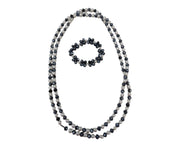 Handmade Pearl Crystal Jewelry Set