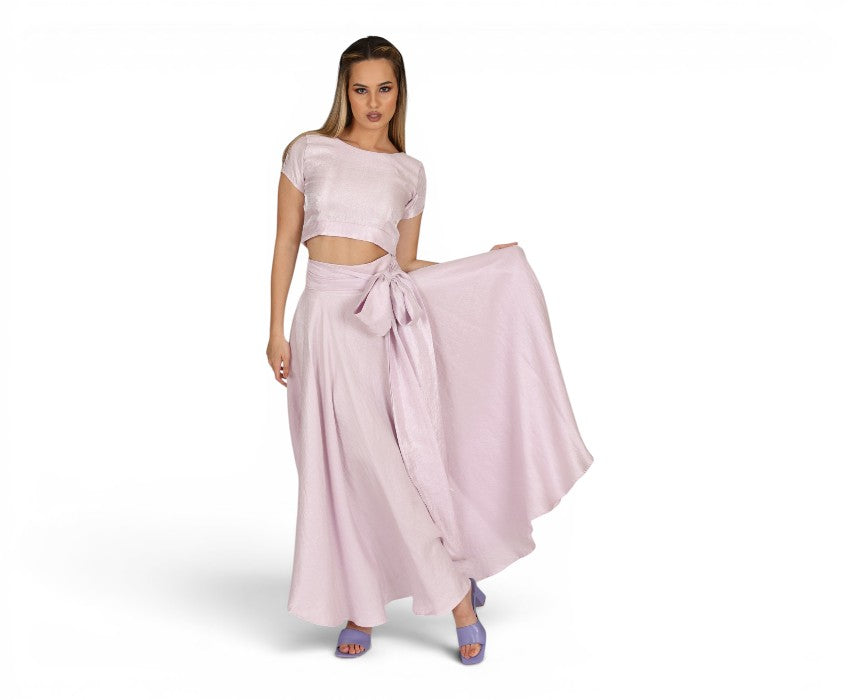 Tammy Irisé Silk Wrap Skirt