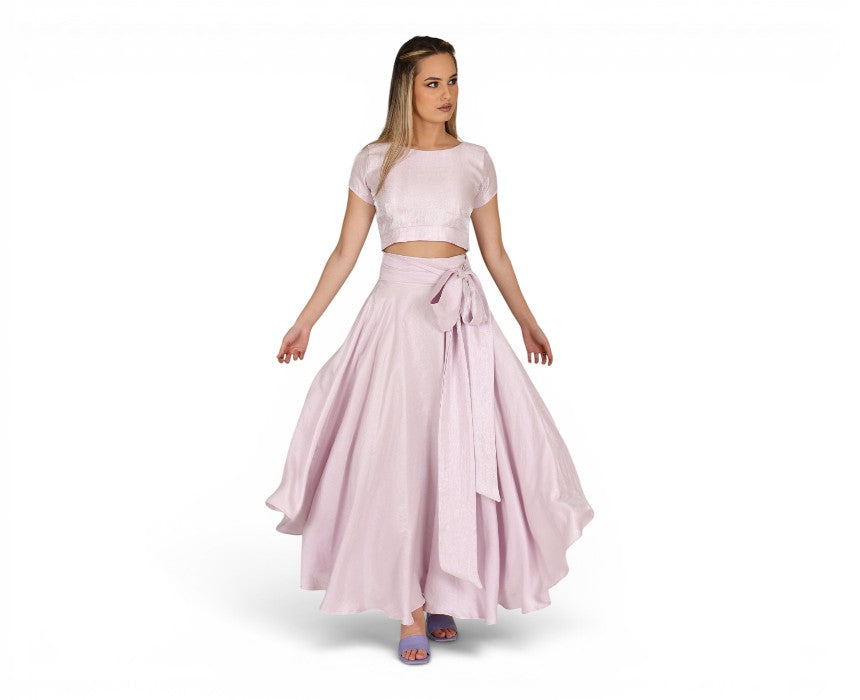 Tammy Irisé Silk Wrap Skirt