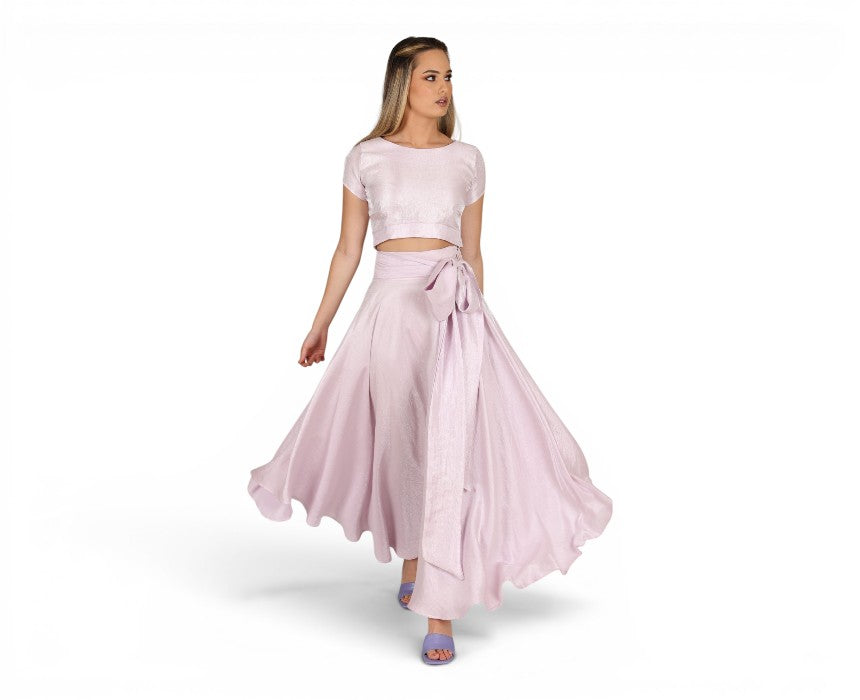 Tammy Irisé Silk Wrap Skirt