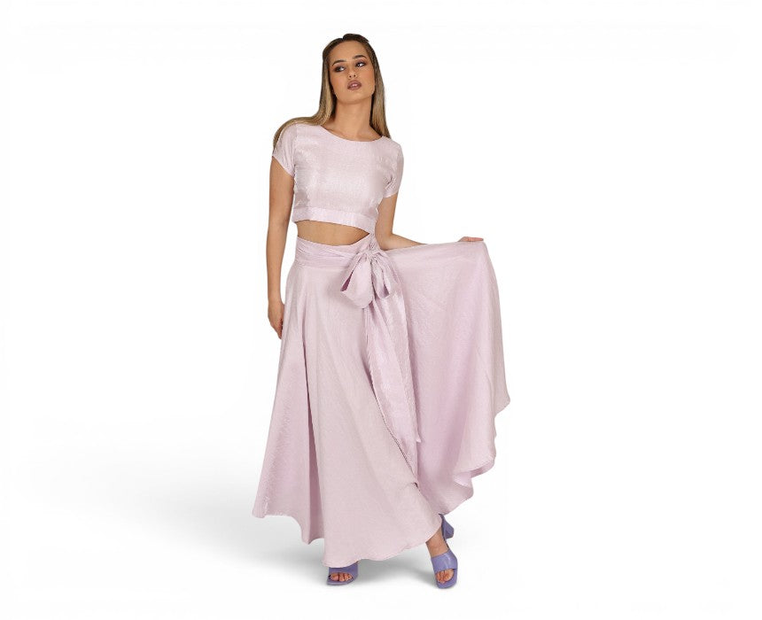 Tammy Irisé Silk Wrap Skirt