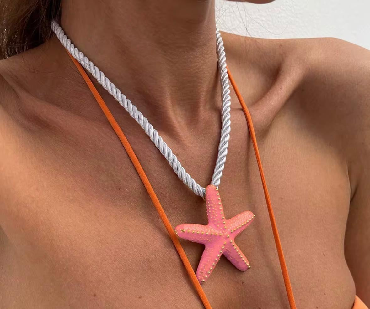 Vintage Large Starfish Necklace