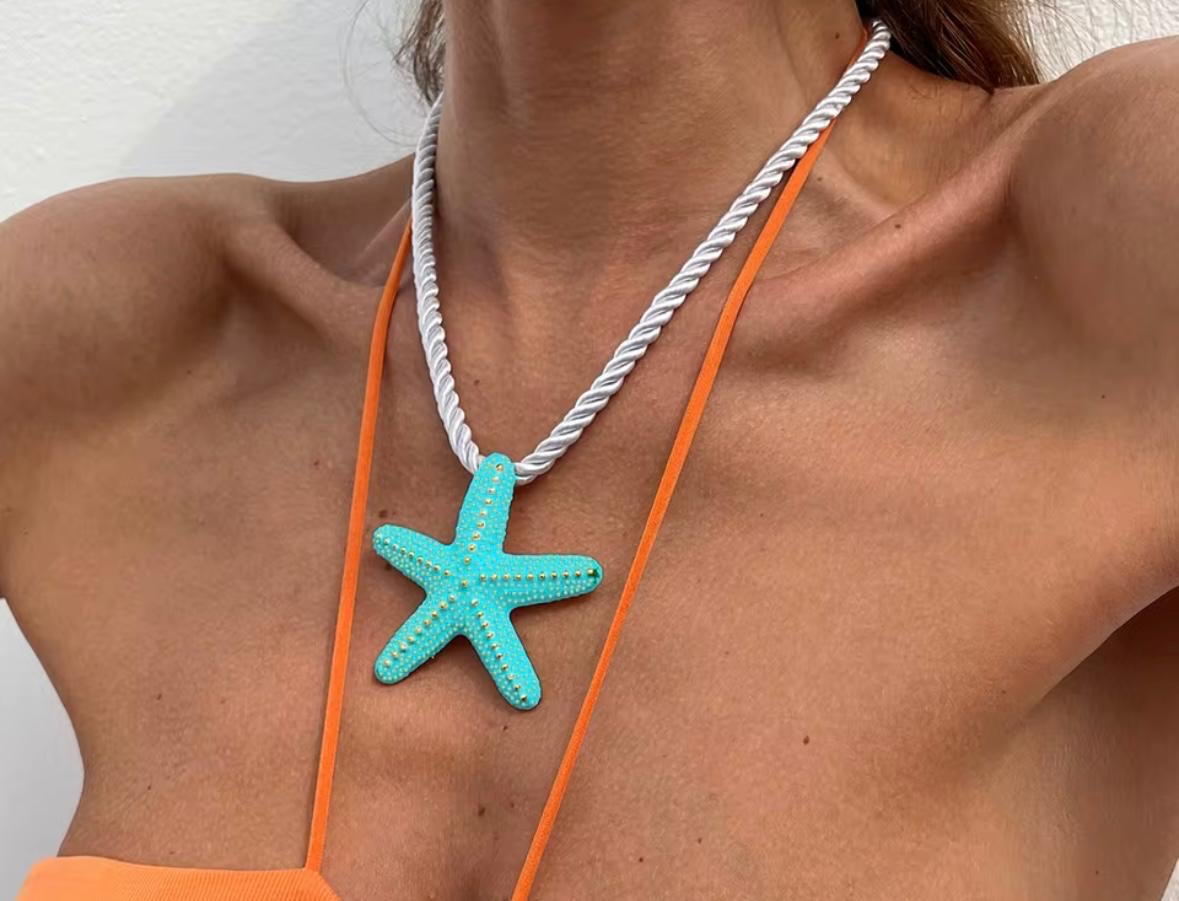 Vintage Large Starfish Necklace