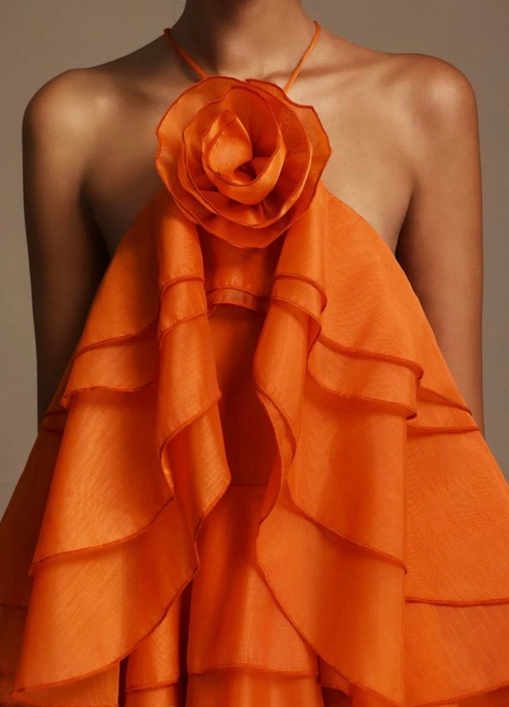 Fly Me Away Ruffles Sexy Shoulders Dress