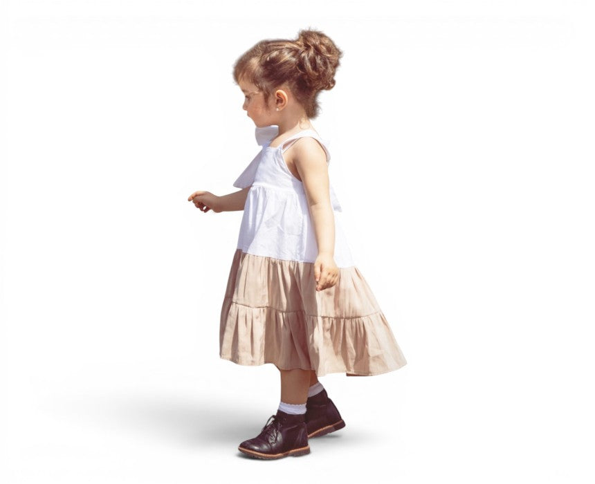 Kids Two Tone Dress - Ciela Handmade Dress