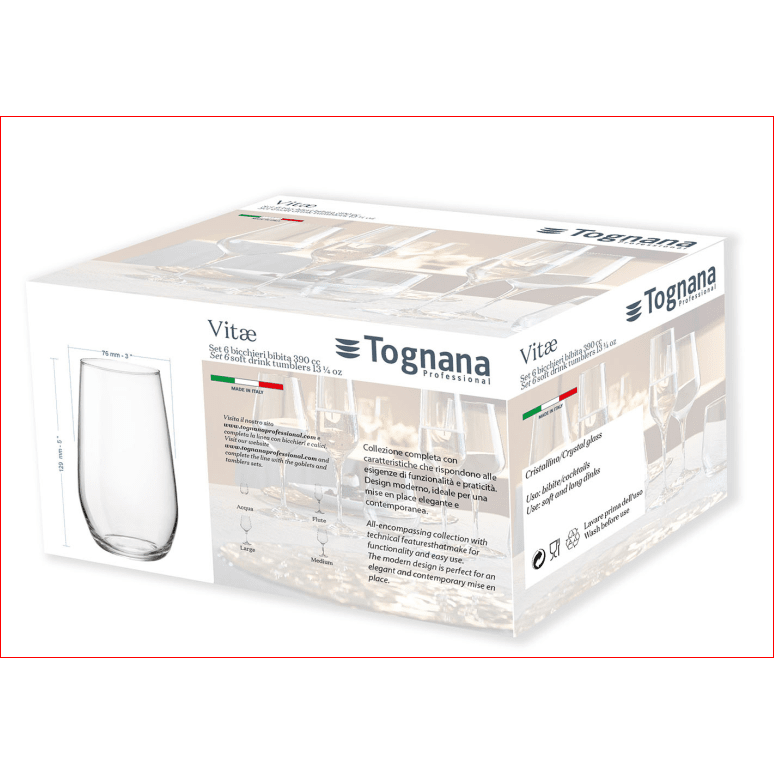 The German Outlet, Tognana, Pack of 6 long drink - 390cc
