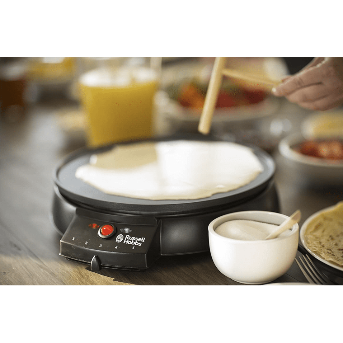 The German Outlet, Russell Hobbs, Crepe Maker Machine, 1200W