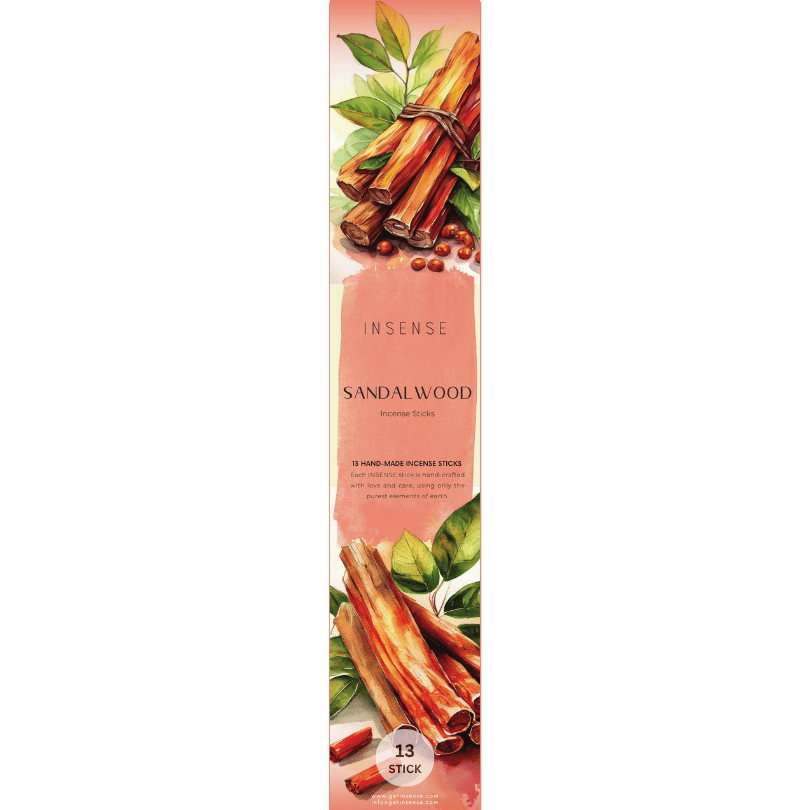 Soft Sandalwood Incense Sticks Pack of 13