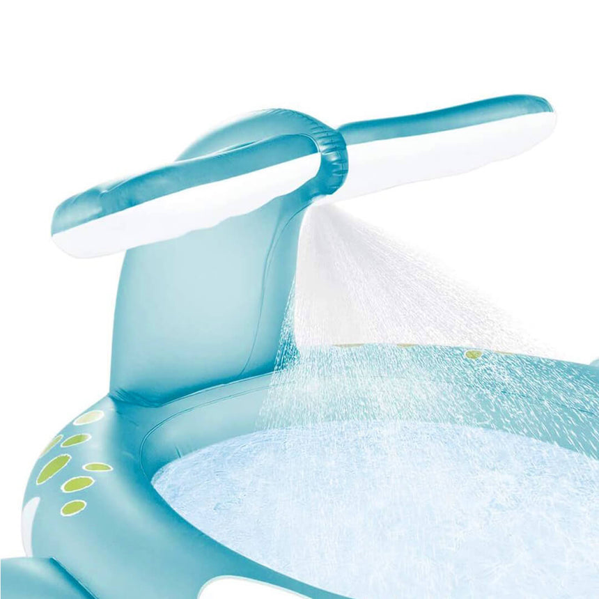 INTEX Whale Inflatable Kids Pool with Built-In Sprayer