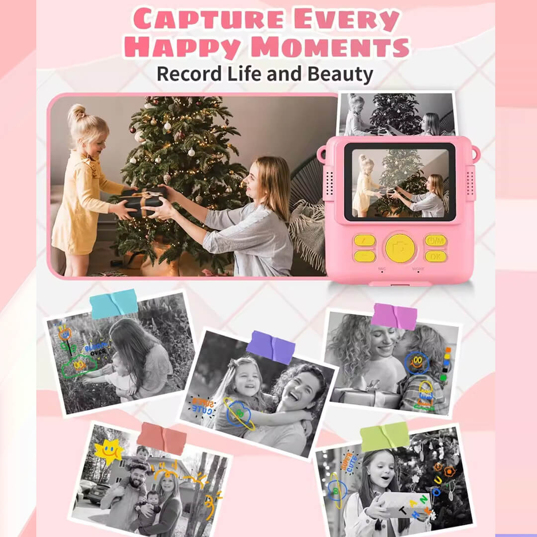 Perfect birthday gift – instant print camera for boys and girls