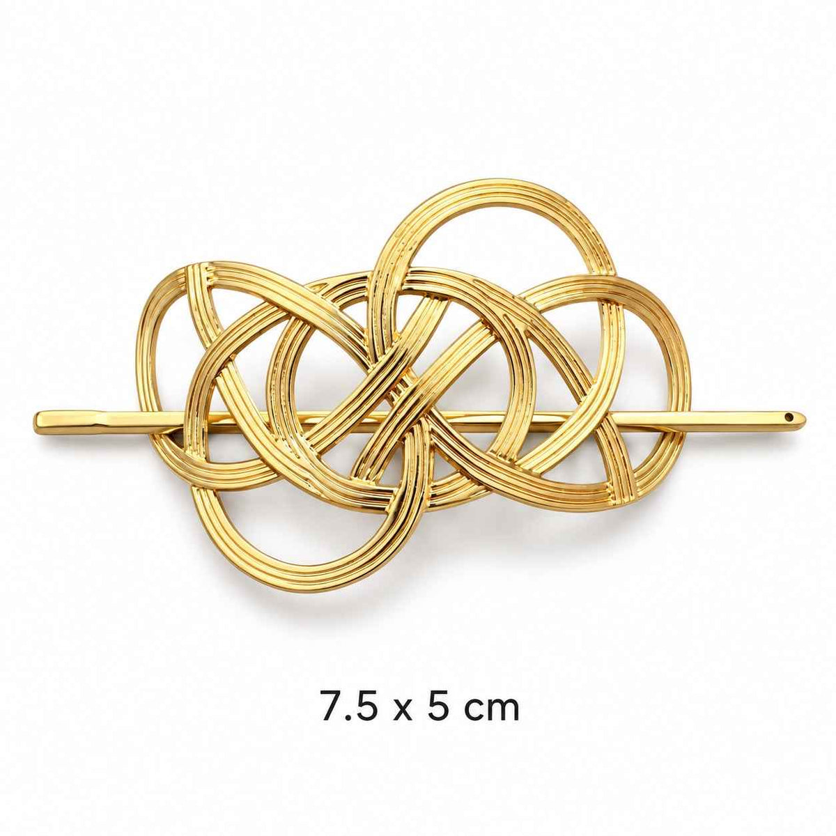 Interwoven Gold-Tone Hair Cuff with Stick Petit Détail Lebanon