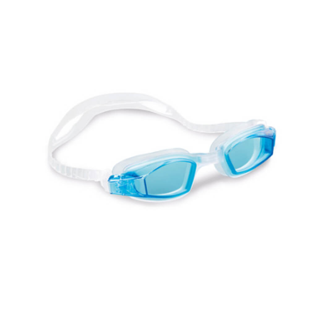 Aqua Flow swim goggles for kids age 8+, blue color