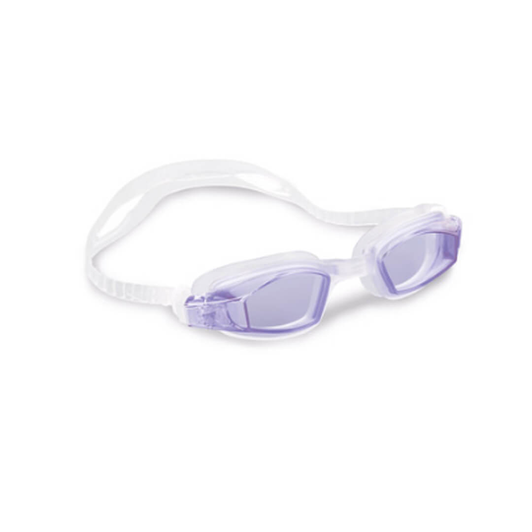 Aqua Flow anti-fog swimming goggles, purple color