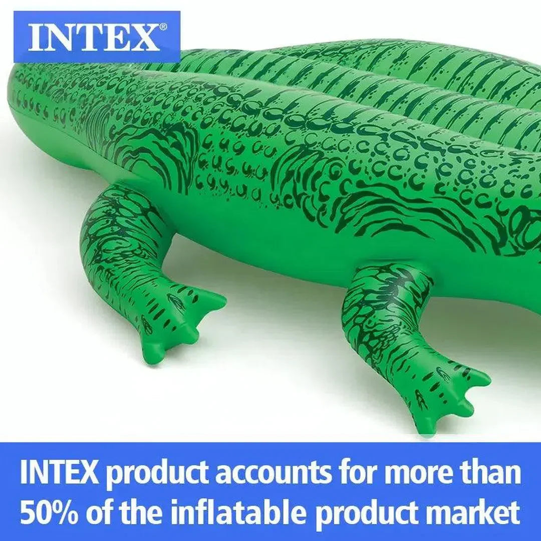 INTEX Inflatable Crocodile Ride-On Pool Float